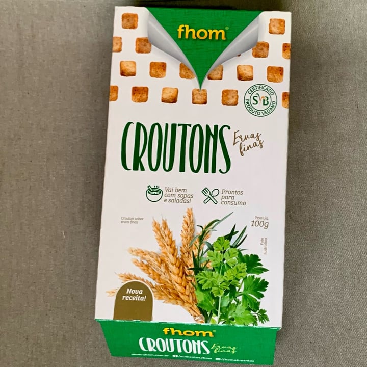 photo of Fhom Croutons - Ervas Finas shared by @isalou on  22 Apr 2022 - review