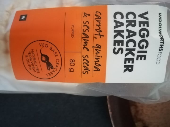 review photo of Woolworths Food Veggie Cracker Cakes Lentil, Chickpea & Quinoa shared by @jehpam on 07 Jan 2020 - review