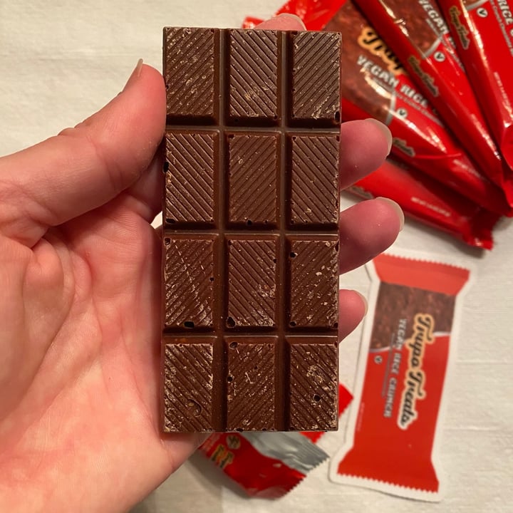 photo of Trupo Treats Vegan Rice Crunch Chocolate Bar shared by @curvycarbivore on  09 Jan 2021 - review