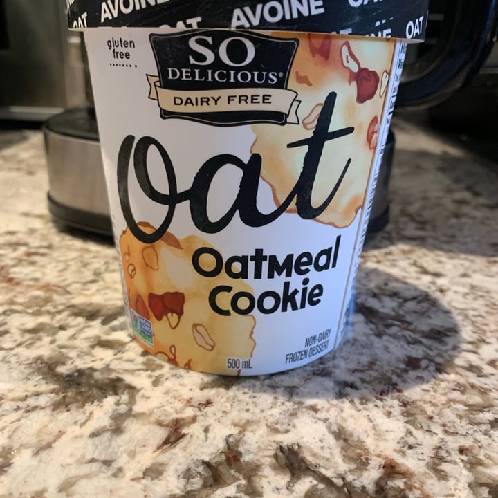 photo of So Delicious Dairy Free Oatmilk Oatmeal Cookie Ice Cream shared by @valley123 on  25 Jun 2021 - review
