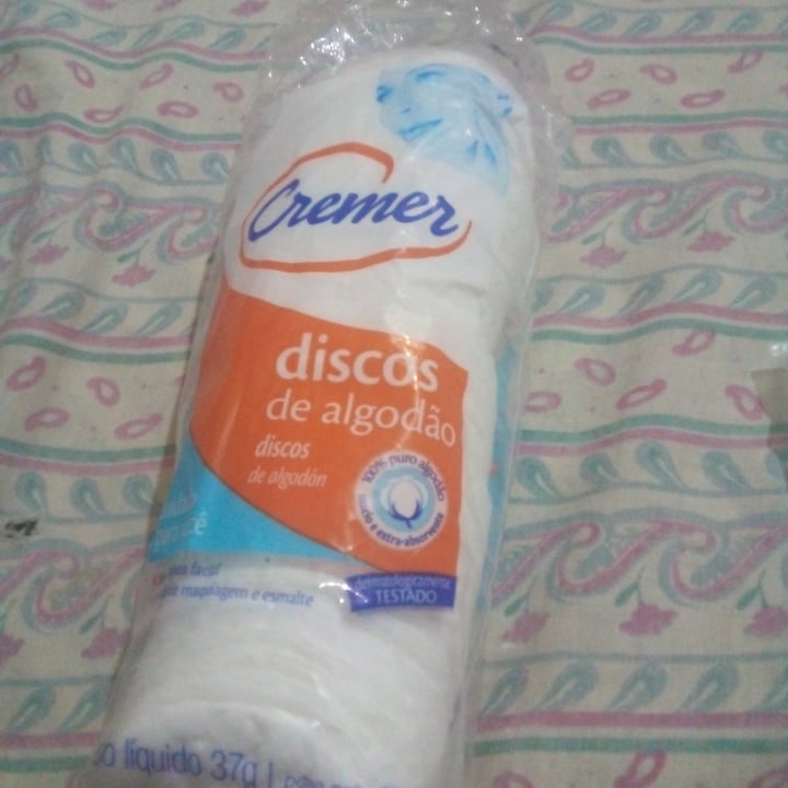 review photo of Cremer Discos De Algodao shared by @belfauvel on 10 May 2022 - review