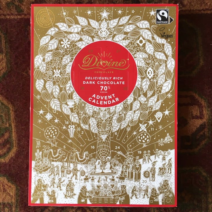 photo of Divine Chocolate Dark Chocolate Advent Calendar shared by @katelouisepowell on  01 Dec 2019 - review