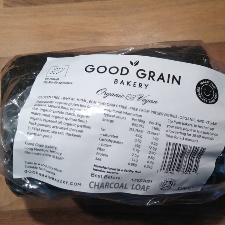 photo of Good grain GF charcoal loaf shared by @adona on  10 Feb 2021 - review