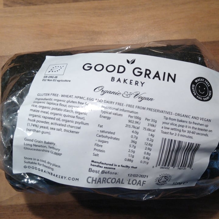 review photo of Good grain GF charcoal loaf shared by @adona on 10 Feb 2021 - review