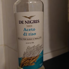 DE NIGRIS Aceto di Riso 500 ML Indicato per sushi e insalate. - Basko