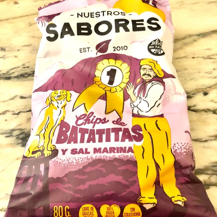 photo of Nuestros Sabores Chips De Batatitas Y Sal Marina shared by @lalis2010 on  17 Nov 2021 - review