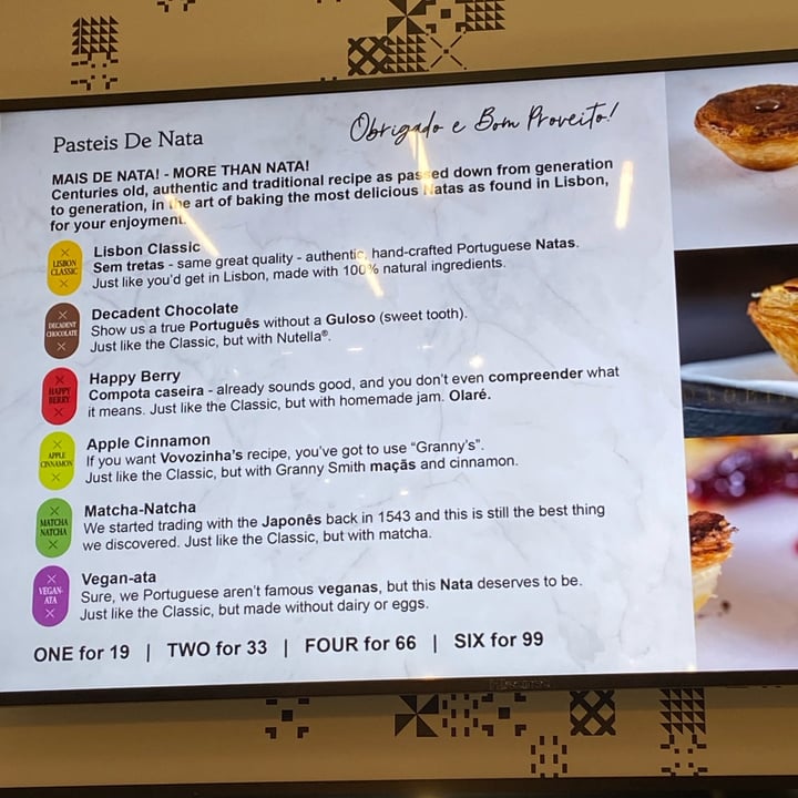 review photo of Casa Das Natas Vegan Natas shared by @plantbasedstorm on 10 Apr 2022 - review