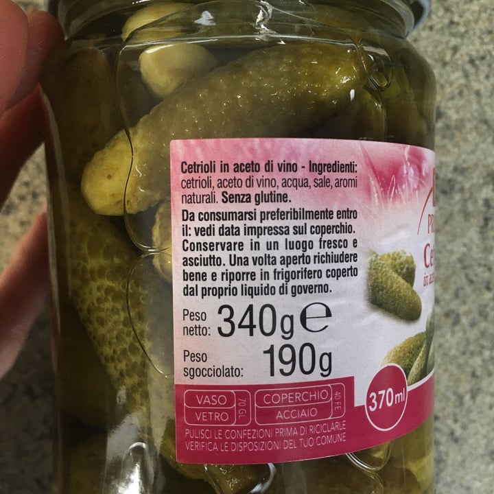 photo of Primia Cetrioli In Aceto Di Vino shared by @morganaaa on  24 Feb 2021 - review