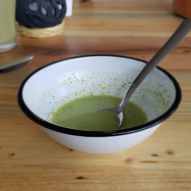Foto do prato “Crema de brocoli”