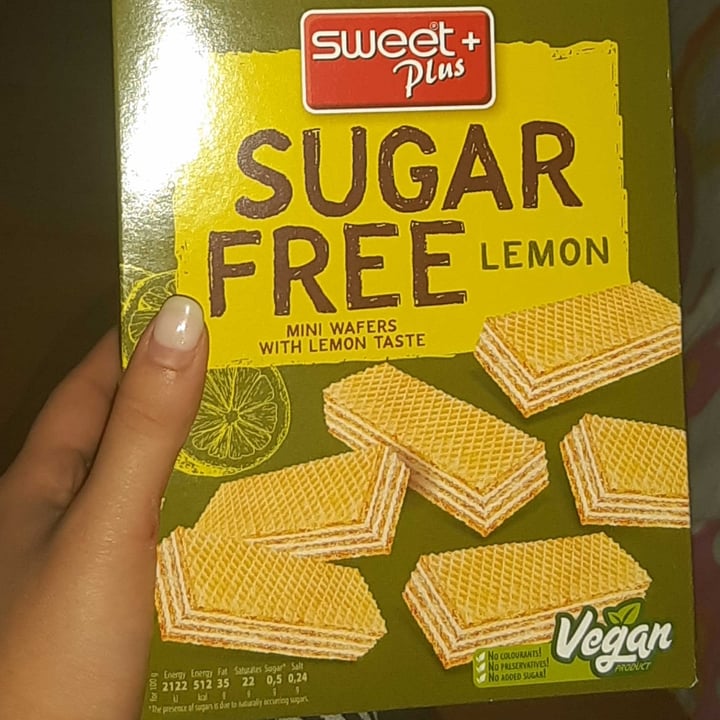 photo of Sweet Plus Sugar Free lemon mini wafers with lemon taste shared by @stefania5 on  26 May 2021 - review