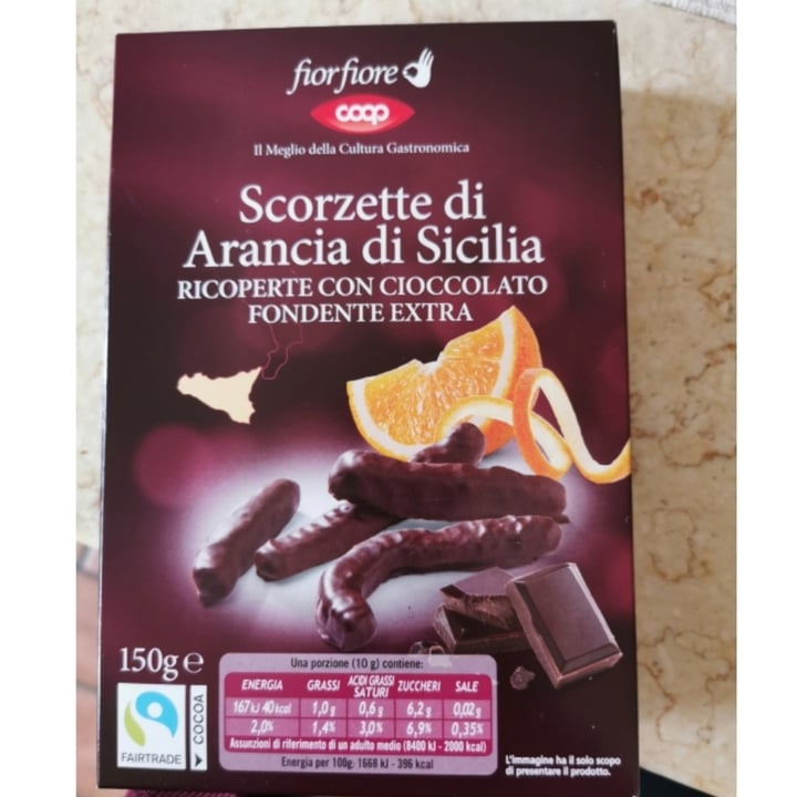 photo of Coop Scorzette di arancia di sicilia shared by @lasavo on  22 Dec 2021 - review