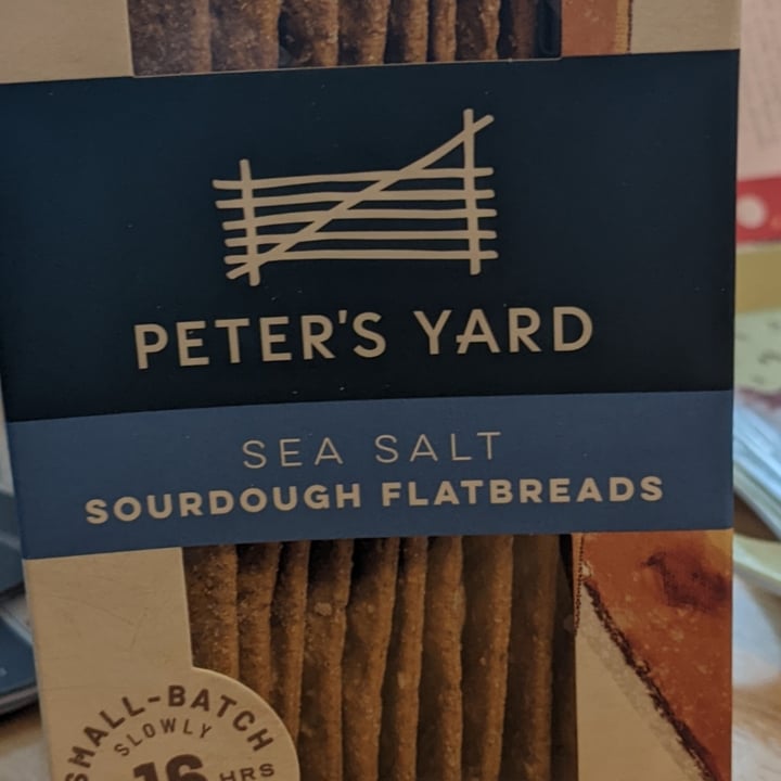 photo of Peter’s Yard Sea Salt Sourdough Flatbreads shared by @vegvan on  27 Jan 2022 - review