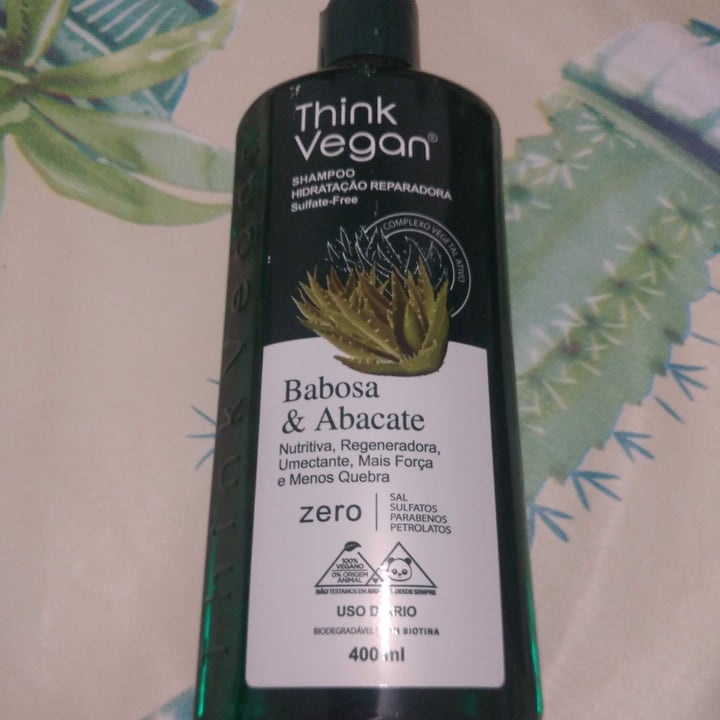 photo of Shampoo Think Vegan Babosa & Abacate shared by @milangonidias on  30 May 2022 - review