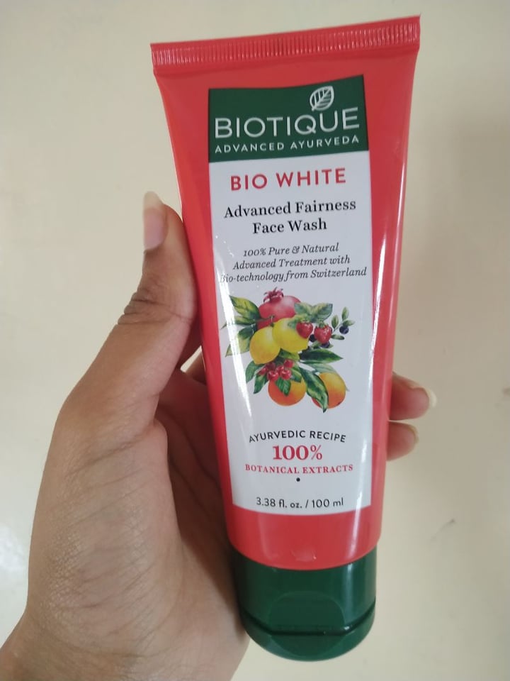 Biotique Bio White Advanced Fairness Face Wash Review | abillion