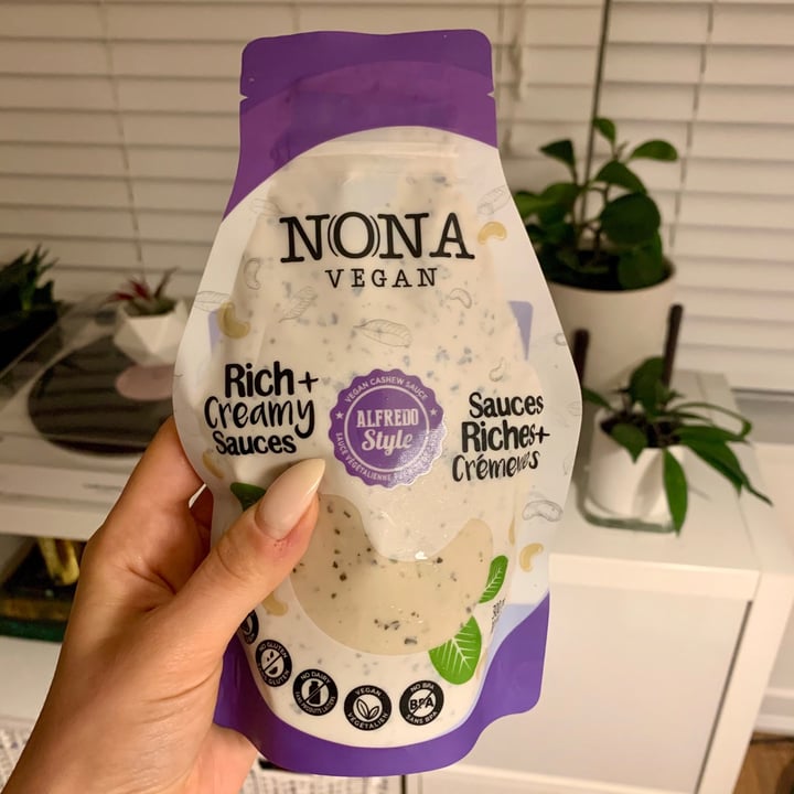 photo of NONA Vegan Foods Alfredo Style Sauce shared by @thealexrae on  19 Oct 2020 - review