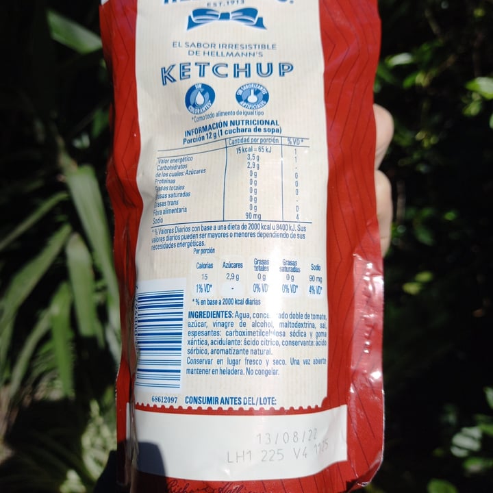 photo of Hellmann’s Ketchup shared by @martiterraza on  16 Oct 2021 - review