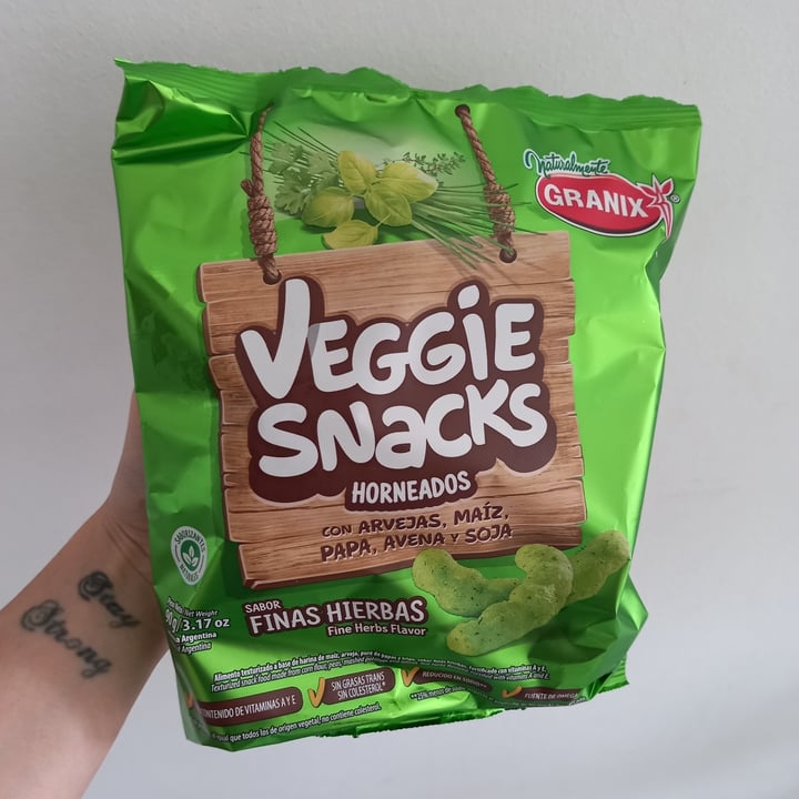 photo of Granix Veggie Snacks Horneados Finas Hierbas shared by @nativegantandil on  29 Dec 2021 - review