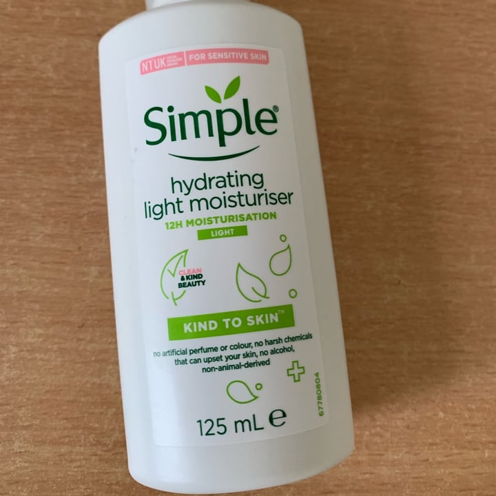 review photo of Simple Hydrating Light Moisturizer shared by @graysue on 24 Oct 2021 - review