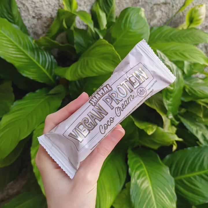 review photo of Jhamal Barra De Proteína Vegana Coco Cream shared by @mariveggy on 06 Jun 2022 - review