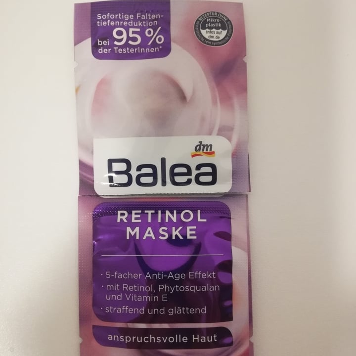 photo of Dm balea Retinol Maske shared by @renatad on  13 Nov 2022 - review