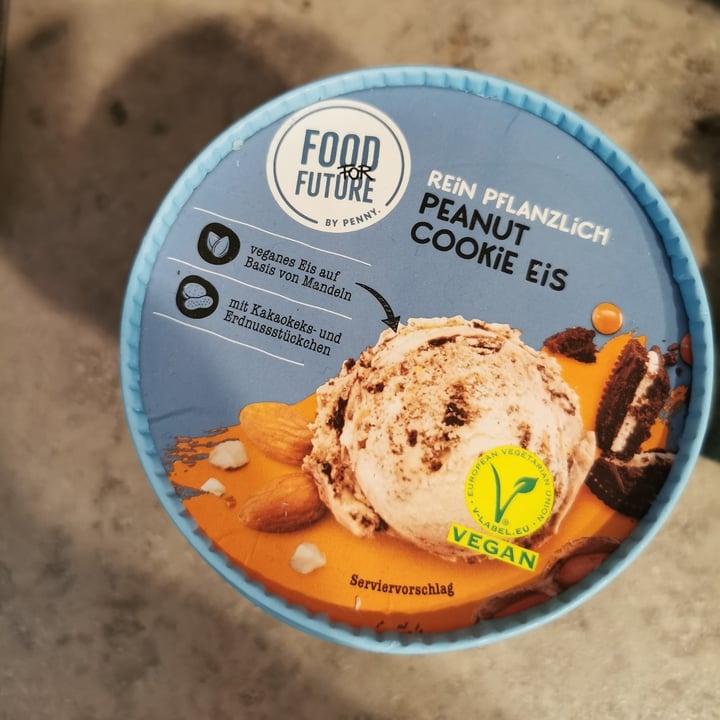 photo of Food For Future Peanut Cookie Eis Rein Pflanzlich shared by @alicefenice on  26 Jul 2022 - review
