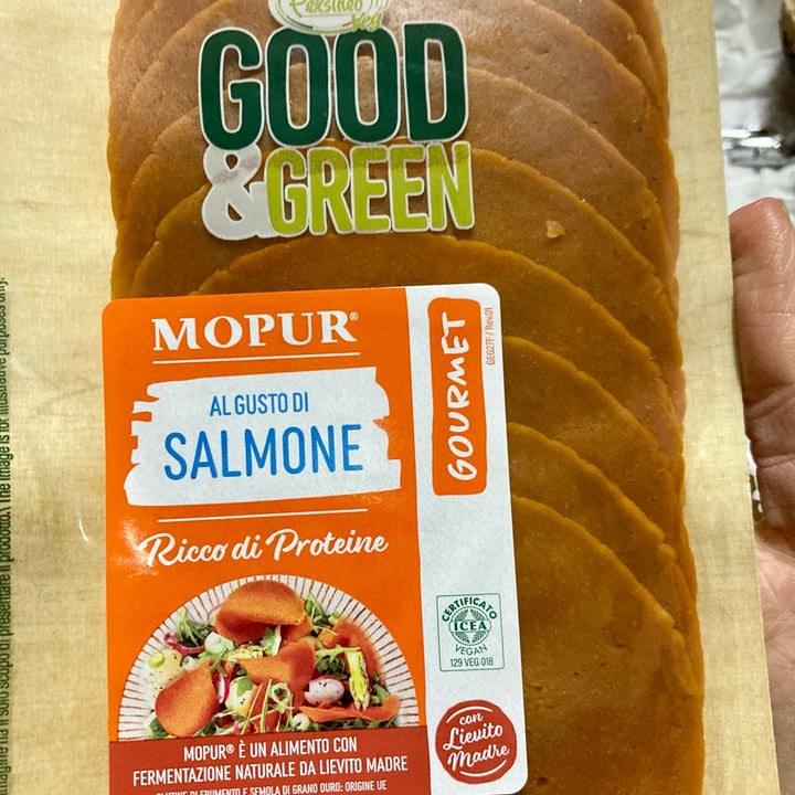 photo of Good and green Mopur al gusto di salmone shared by @gattaviola on  24 Nov 2022 - review