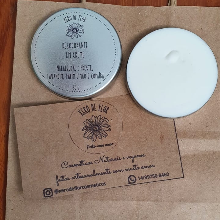 photo of Xero de Flor Cosméticos Naturais desodorante shared by @apanini on  08 May 2022 - review