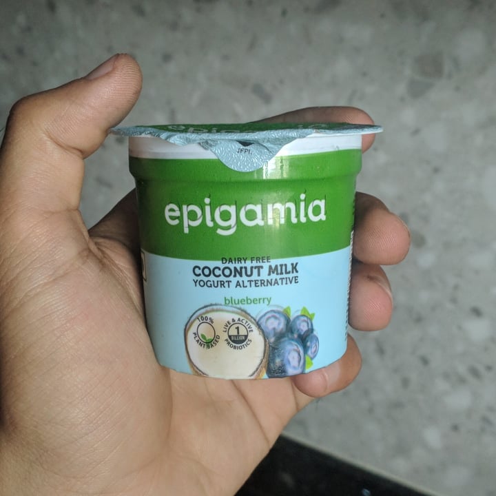 review photo of Epigamia Coconut Milk Yoghurt Blueberry shared by @ramansingh on 15 Apr 2021 - review