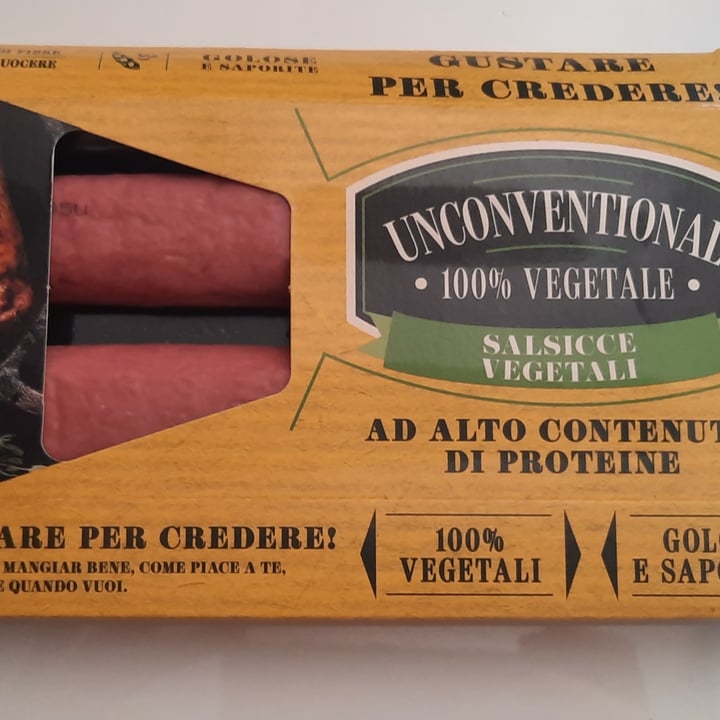 photo of Unconventional Salsicce Vegetali - Sausages shared by @veronicamancini94 on  16 Aug 2022 - review