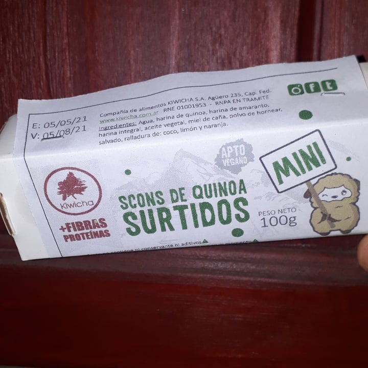 photo of Kiwicha Scons de Quinoa Surtidos shared by @carlaayes on  19 May 2021 - review