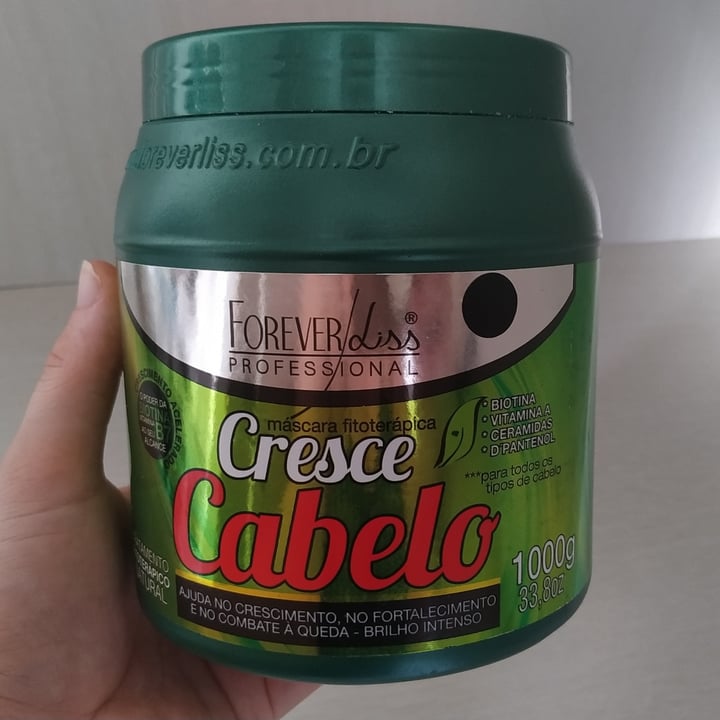 review photo of Forever liss mascara fitoterápica cresce cabelo shared by @anaalb on 05 Aug 2022 - review