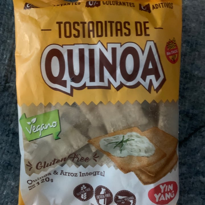 photo of Yin Yang Tostaditas de Quinoa shared by @alanagorski on  05 Jul 2020 - review