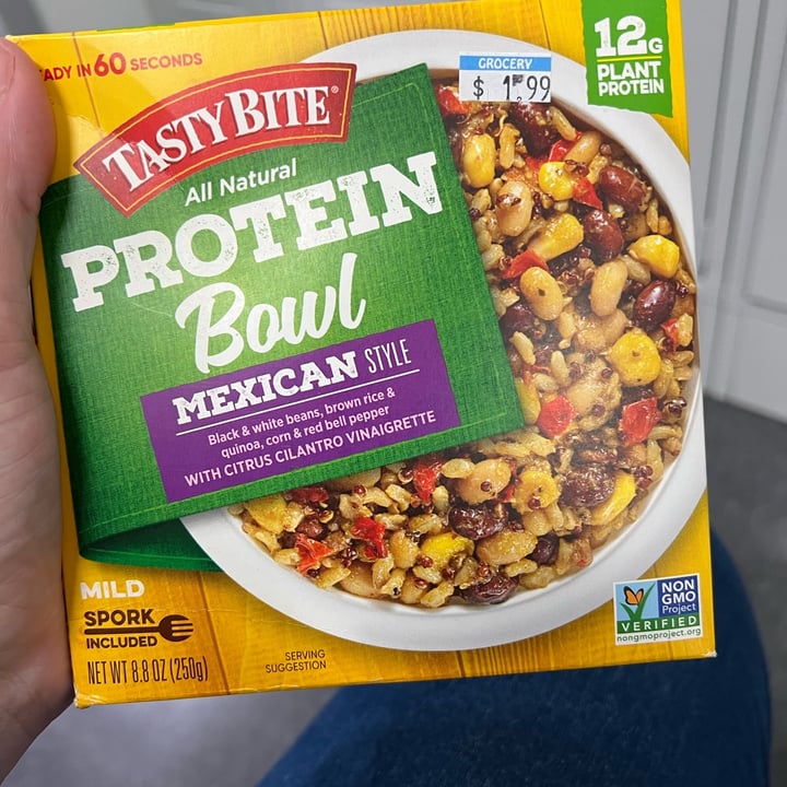 photo of Tasty Bite protein bowl mexican style shared by @chubbyvegan41 on  09 Jul 2022 - review
