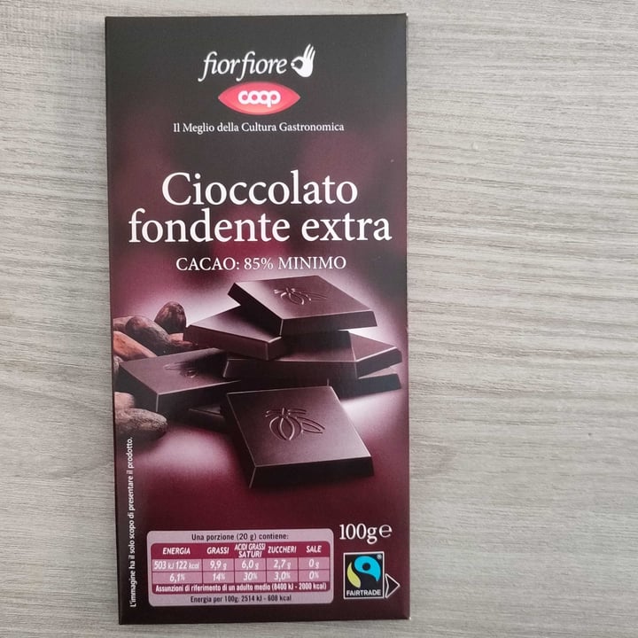 review photo of Coop Cioccolato fondente extra 85% shared by @giuliagoolia on 01 Apr 2022 - review