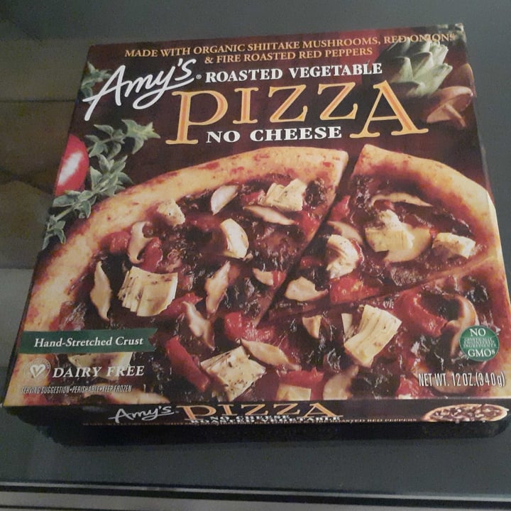photo of Amy’s Roasted Vegetable Pizza shared by @heartartichokehearts on  04 Mar 2022 - review