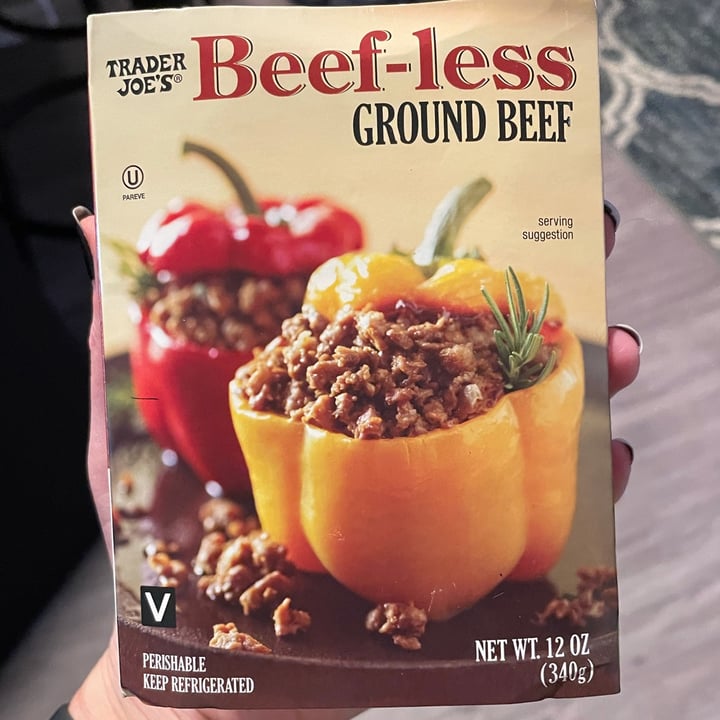 photo of Trader Joe's Beef-less Ground Beef shared by @jpegg on  22 Oct 2021 - review