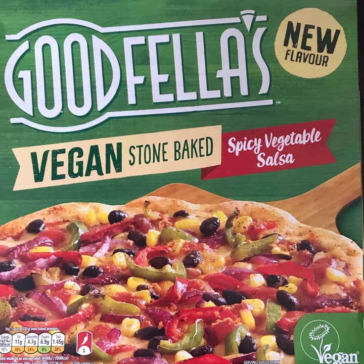 photo of Goodfella's Goodfellas spicy vegetable salsa stonebaked pizza shared by @abicado on  11 Jun 2020 - review