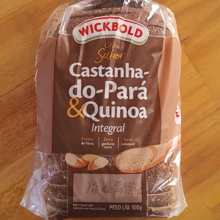 photo of Wickbold Pão de castanha-do-pará e quinoa shared by @marianarevoredo on  21 May 2022 - review