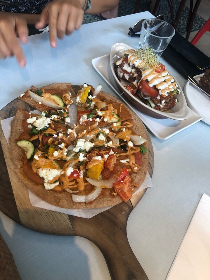 photo of The Living Cafe Raw pizza shared by @delphinesupanya on  01 Sep 2019 - review