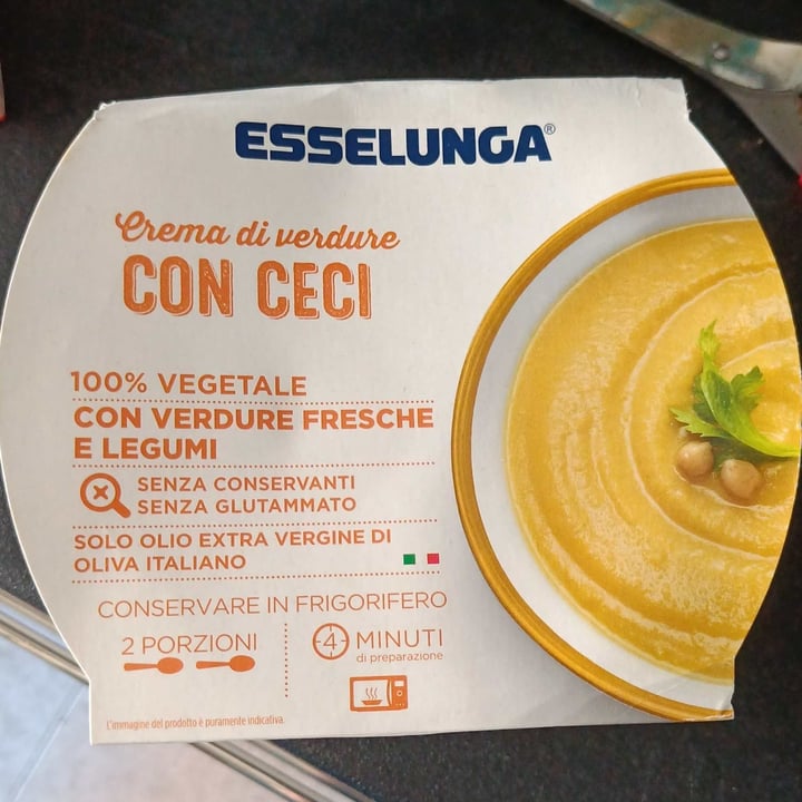 photo of  Esselunga Crema di verdure Con Ceci shared by @raviolino on  12 May 2022 - review