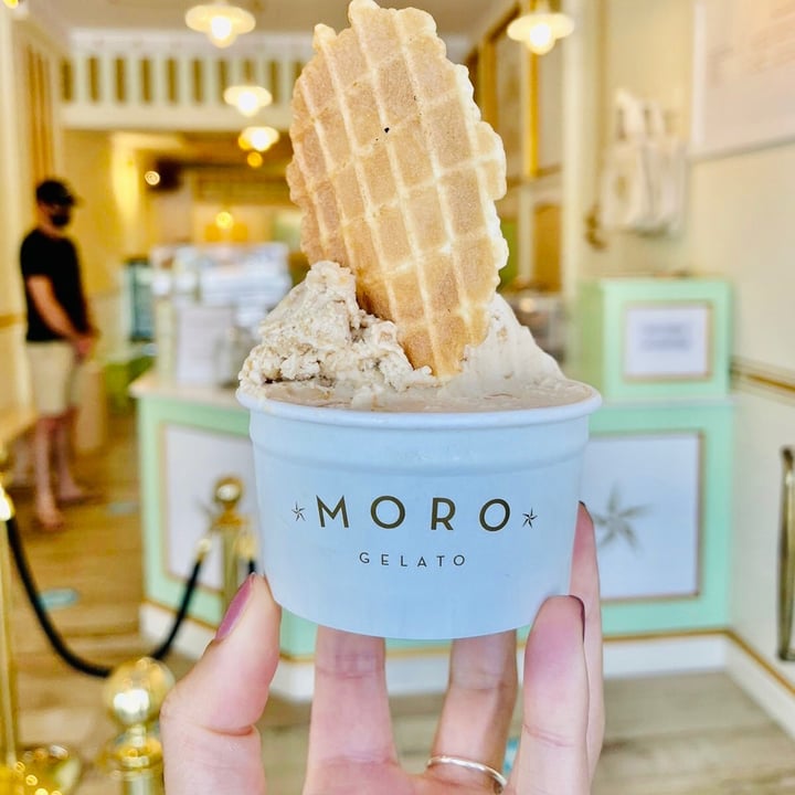 photo of Moro Gelato Peanut butter shared by @mayavegan on  06 Mar 2021 - review