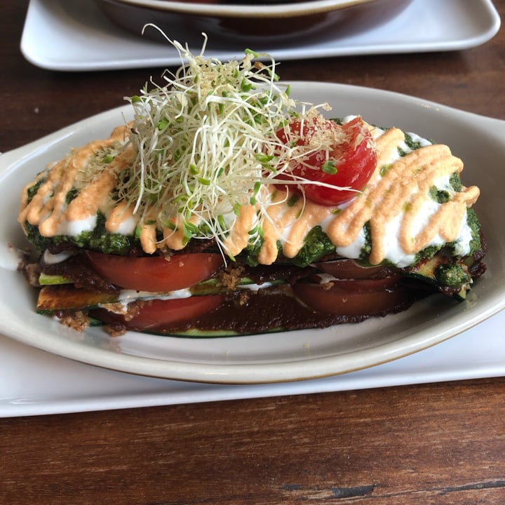 photo of The Living Cafe Zucchini Lasagne shared by @aishahalattas on  01 Nov 2020 - review