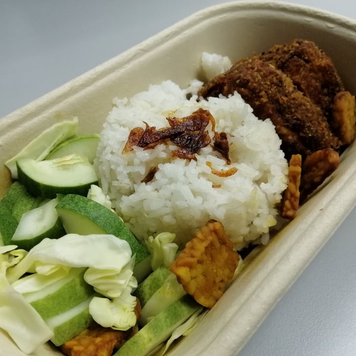 photo of The Vegan Place (Hartamas) Nasi Ayam Geprek shared by @moralcompassion4all on  15 Jan 2021 - review