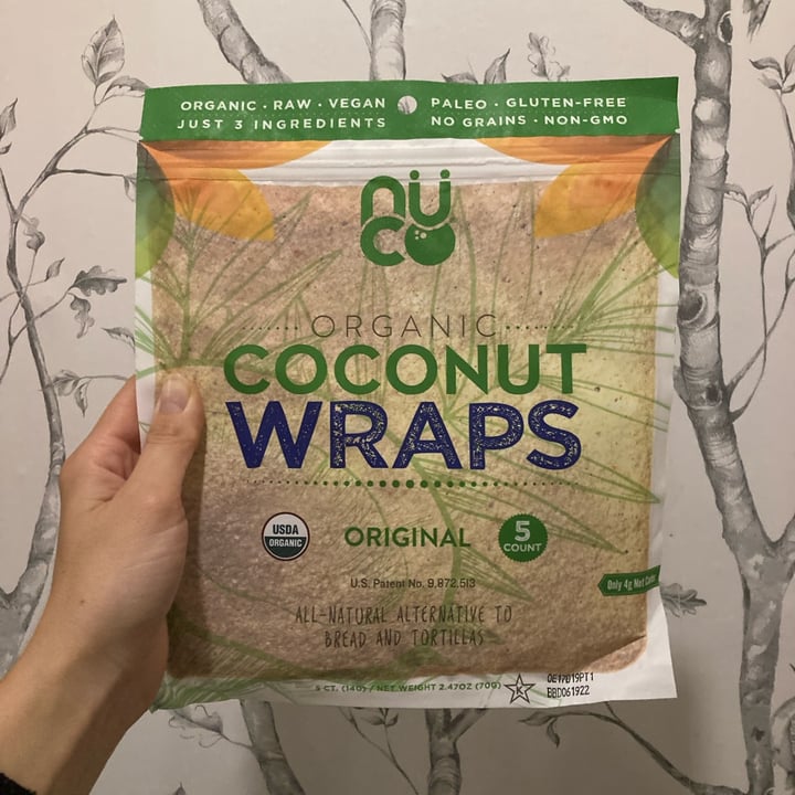 photo of Nuco Organic Coconut Wraps shared by @avecdeschiens on  29 Oct 2021 - review