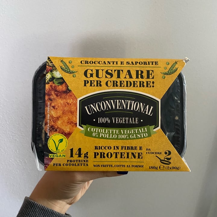 photo of Unconventional Cotolette Vegetali 0% Pollo 100% Gusto shared by @aleatoria on  09 Nov 2022 - review