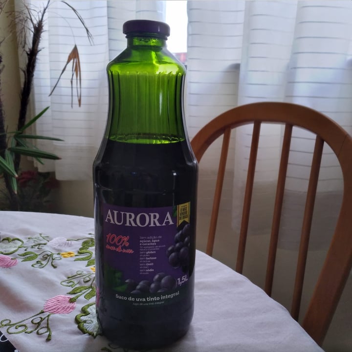 review photo of Aurora Suco de uva tinto integral Aurora shared by @patriciarosignoli on 10 May 2022 - review
