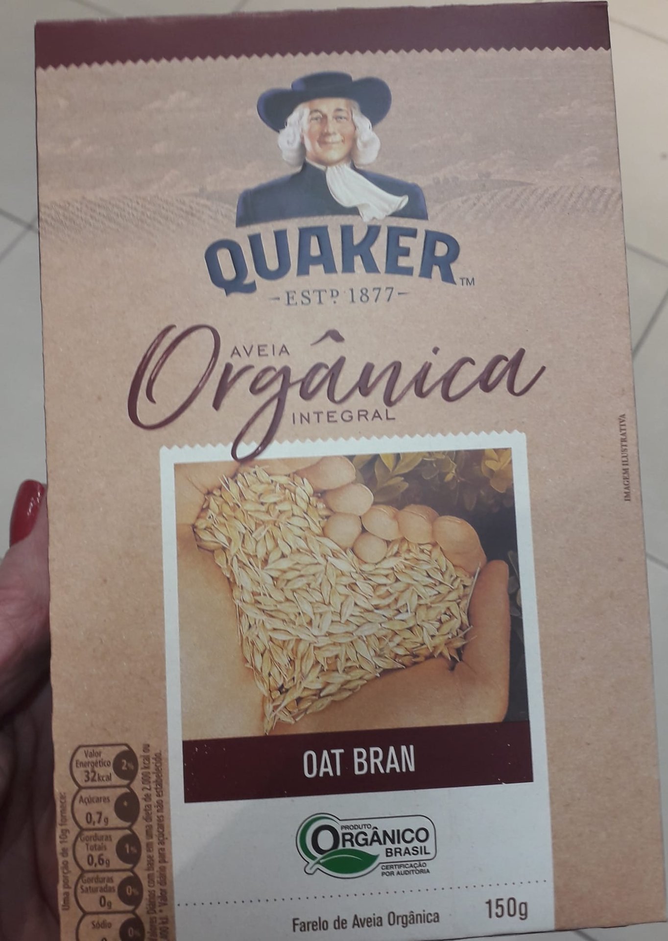 Farelo de Aveia Orgânico from Quaker - Vegan Product Reviews & Ratings ...