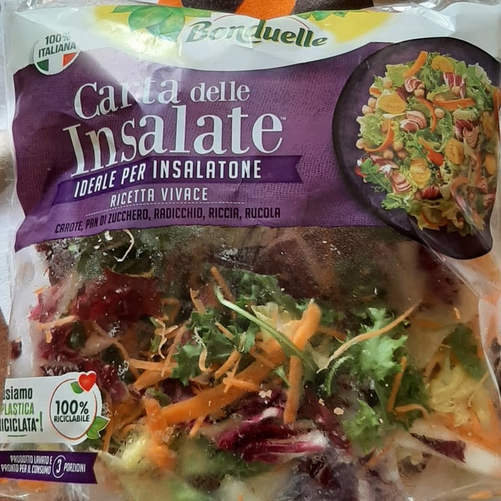 photo of Bonduelle Carta Delle Insalate - Ricetta Vivace shared by @lilliflower on  17 Aug 2022 - review