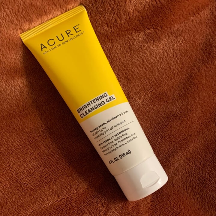 photo of Acure Brightening Cleansing Gel (Pomegranate, BlackBerry & Acai) shared by @genieg on  04 Feb 2021 - review