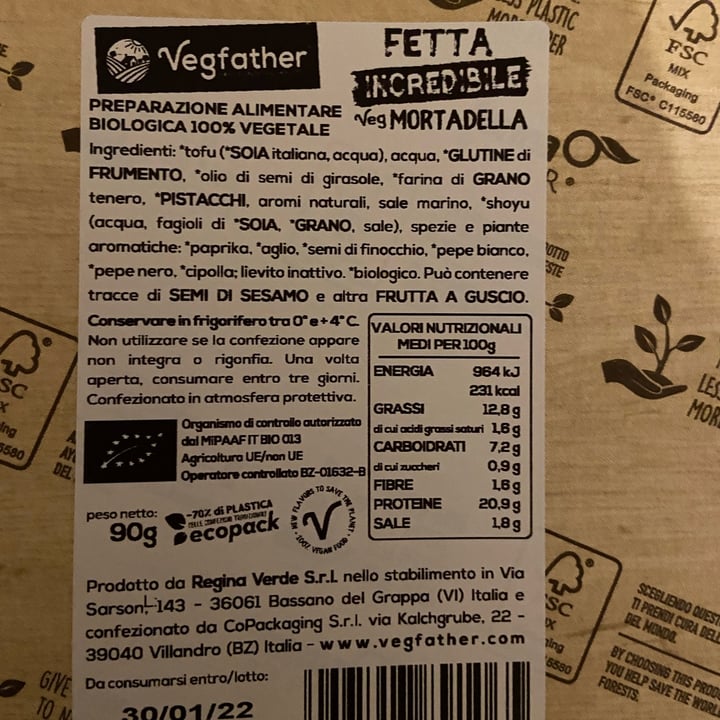 review photo of Vegfhater Vegmortadella shared by @esternuzzo on 17 Dec 2021 - review